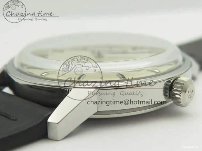 1226 Seamaster 30 1962 date SS TW Best Edition White Dial Silver Markers On Black Leather Strap MIYOTA Fashionable 8021